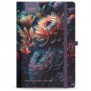 Street Бележник с ластик Blossom A5 96л тв. корици