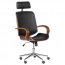 Plesio Офис стол Luggo орех/черен