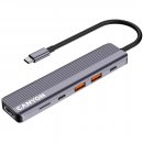 Canyon Type-C Hub 6-in-1 DS-17
