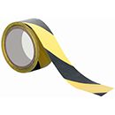 Q-Connect Предупредителна лепяща лента 48мм х 20м черен/жълт