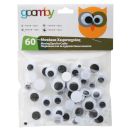 Goomby Подвижни очи за художествени занаяти 60 бр.
