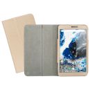 Sentio Case Book Cover for tablet Aqua 8" Champagne