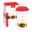  Чаша за пътуване с капак Santa Claus