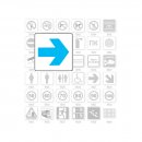 Spree Пиктограмен стикер Стрелка