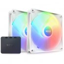 NZXT Fan F140 RGB Core 2x140mm White + RGB Controller