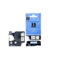 Dymo Лента съвместима 12мм х 7м черен/бял