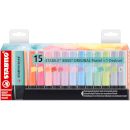 Stabilo Текст маркер Boss Original Pastel Deskset 15 цвята