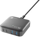 Cellularline Charger GaN 100W Black