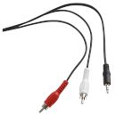Turbo-X Cable Jack to 2xRCA 5m