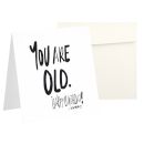 Sentio Картичка Happy Birthday Black & White