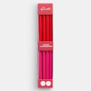 Sentio Моливи Color Blocking Red-Fuchsia HB 4 броя
