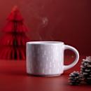 Sentio Коледна керамична чаша 550мл Light Grey