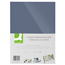 Q-Connect Корици за подвързване A4 150 мик прозрачни 100бр