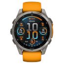 Garmin Fenix 8 47mm Amoled Sapphire Titan/Orange