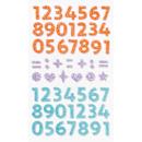 Folia Стикери глитерни Numbers 112 броя