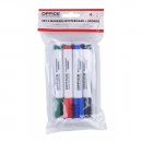 Office products Маркери за бяла дъска 4 с магнитна гъба