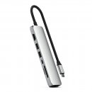 Satechi Adapter 7-in-1 USB-C Slim Multiport with Ethernet Silver
