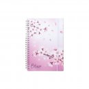 Spree Бележник спирала Cherry Blossom PP A5 80л