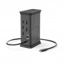 Hama USB-C Dock Connect2Office Black