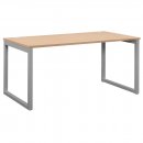  Офис бюро Industrial 140х80см сиво/дъб