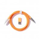 Keychron Cable Double-Sleeved Geek USB-C Orange