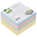 Q-Connect Кубче с цветни листчета 500 листа
