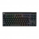 Logitech Gaming Keyboard G Pro X TKL Black Lightspeed US Tactile