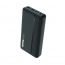 Crystal Audio Powerbank 30000 mAh 2 Ports Black