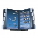 DesQ Поставка настолна А4, 10 панела, черна