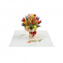 Kiriori Картичка 3D Вълшебни лалета