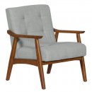 Plesio Кресло Lyon орех/сиво