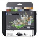 Winsor & Newton Маркер Promarker Architect Tones 24 цвята