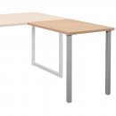 Quadrifoglio Помощно бюро Industrial 60х80см сив/дъб