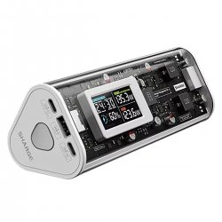 Shargeek 170 е преносимо зарядно устройство с капацитет 24000 mAh, максимална мощност 170W и входна мощност от 140W, което се зарежда от 0 до 50% за 20 минути!