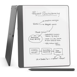Kindle Scribe е перфектен за четене и писане, дори и на пряка слънчева светлина! С голям дисплей 10.2", 16GB вградена памет и премиум писалка!