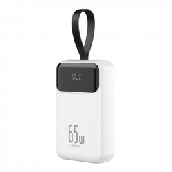 Подходящ за бързо зареждане на смартфони, таблети и някои модели лаптопи през USB Type-C изход (65W Max)!