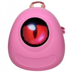 Детска раница Sentio с вграден LED екран, 32x32 pixels. Изтегли приложението LOY EYES, свържи раницата с външна батерия (powerbank) и се приготви за най-готините визии!