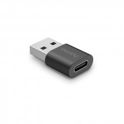 Адаптер USB-A (мъжки) към USB-C (женски)!