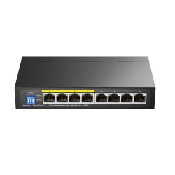 8-портов Gigabit PoE+ суич, създаден за малки и средни мрежи, които изискват надеждно захранване и свързаност!