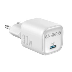 Зареждай смартфони, таблети и други устройства три пъти по-бързо с Anker Zolo Compact GaN 30W, осигурявайки ефективност, която надминава стандартните зарядни устройства!