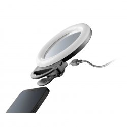 LED пръстен с регулируеми RGB режими и яркост, идеален за видеа и селфита!