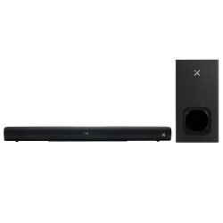 Елегантен soundbar 2.1 с максимална мощност 200W, субуфер 8", Bluetooth® 5.3, HDMI с канал ARC (HDMI), AUX, порт USB и оптичен (S/PDIF)!