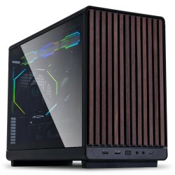 Компактна, стилна Micro-ATX кутия с дървена декорация, закалено стъкло и отлична съвместимост с мощни компоненти!