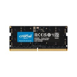 Памет 16GB (Single Module) от Crucial® с работна честота 5600 MHz и C46. Идеална за лаптопи и small-form factor PCs с процесор Intel® или AMD!