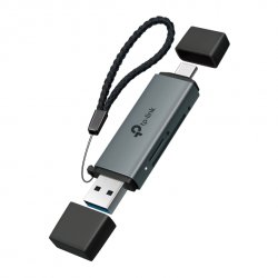 Оборудван с USB-C и USB-A 3.0 конектори, TP-Link UA430D може да се използва почти с всяко устройство и предлага скорости на трансфер до 5 Gbps! Поддържа SD и microSD (TF) карти!