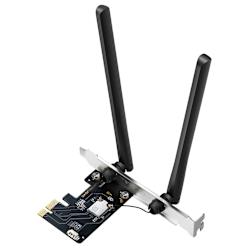 Безжична мрежова карта Wi-Fi 6E/Bluetooth 5.2 с Intel® Wi-Fi 6E chipset, която използва PCIe слот на дънната платка!