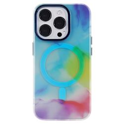 Защити своя iPhone 15 Pro със стилния калъф Ombre на Sentio, който е с магнитен пръстен на гърба, за да се използва удобно с безжични аксесоари!