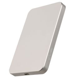 Sentio Powerbank 5000mAh предоставя бързо зареждане чрез USB-C (до 22,5W) и възможност за безжично зареждане до 15W на съвместими устройства!