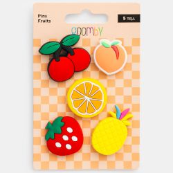 Персонализирай своята раница или дреха с тези страхотни значки Fruits!