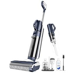 Вертикална прахосмукачка със зарядна батерия, която ще почисти дома ти за нула време! Разполага със система от два контейнера - за чиста и за мръсна вода!